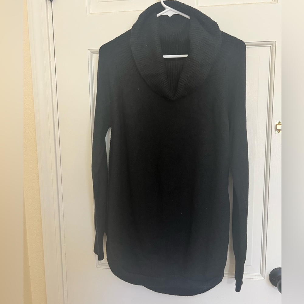 Black Turtleneck Sweater
